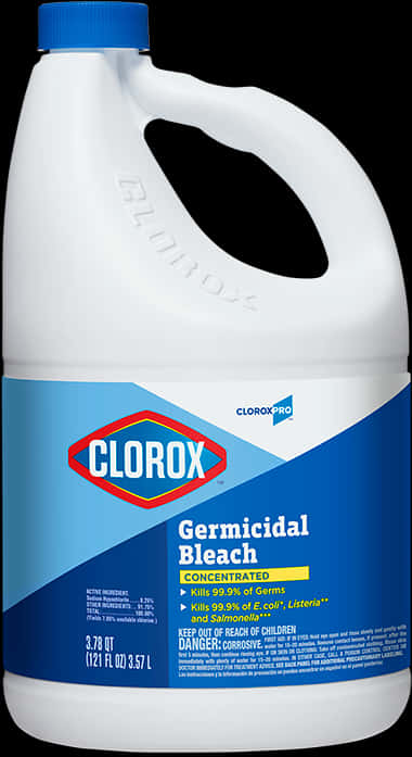 Clorox Germicidal Bleach Bottle PNG Image