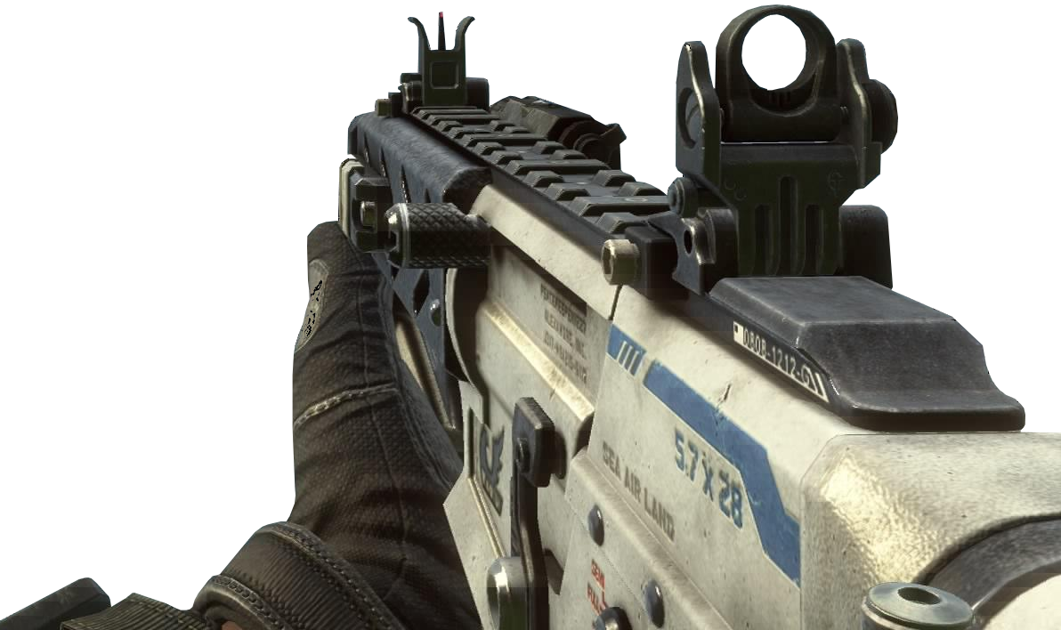 Close Up Assault Rifle PNG Image