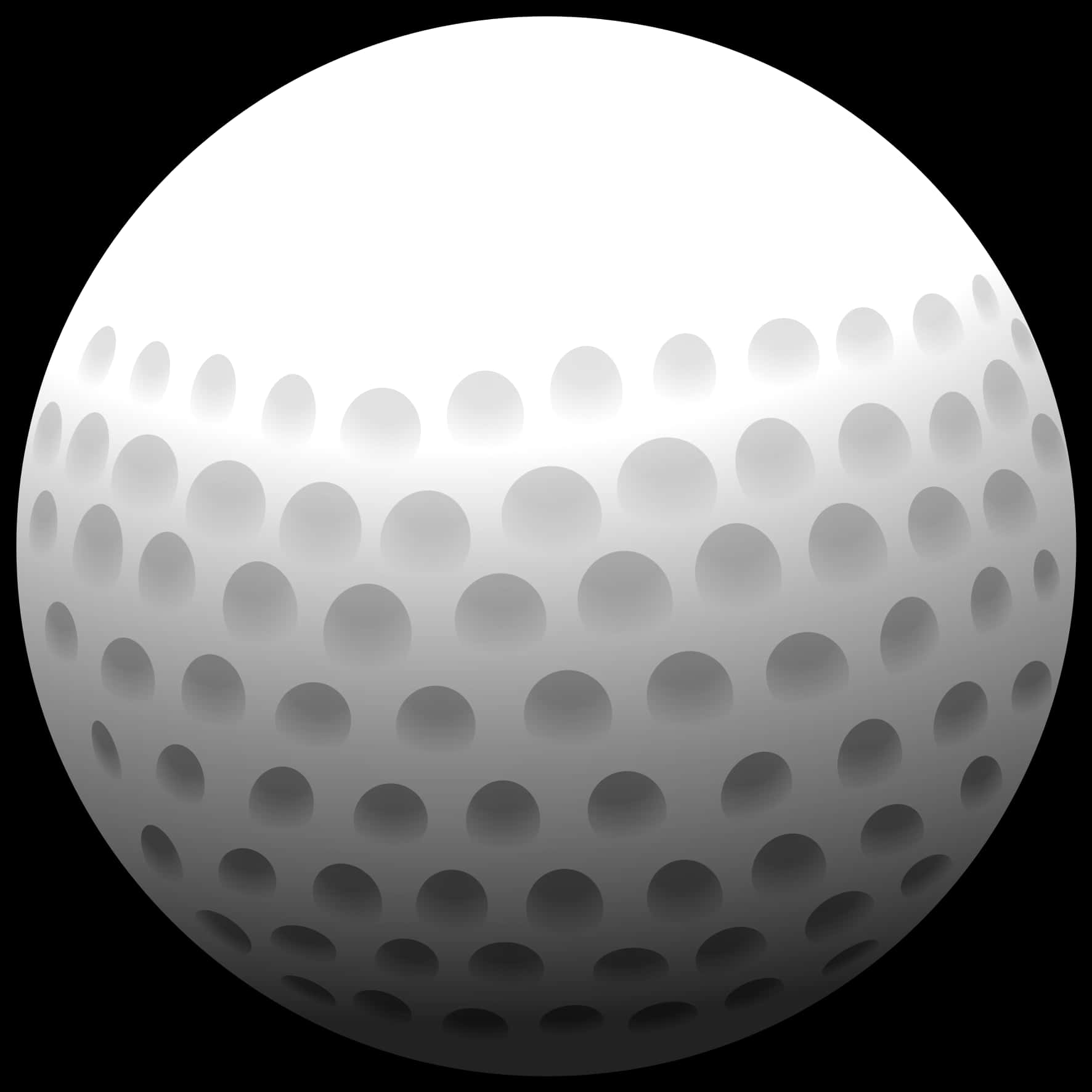 Close Up Golf Ball Dimples PNG Image