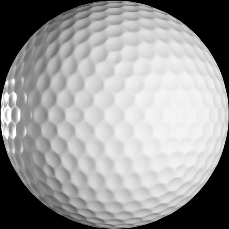 Close Up Golf Ball Texture PNG Image