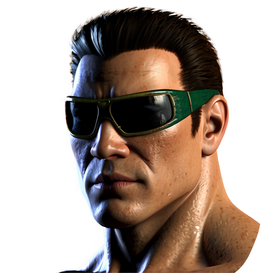 Close-up Of Johnny Cage Png Brv96 PNG Image