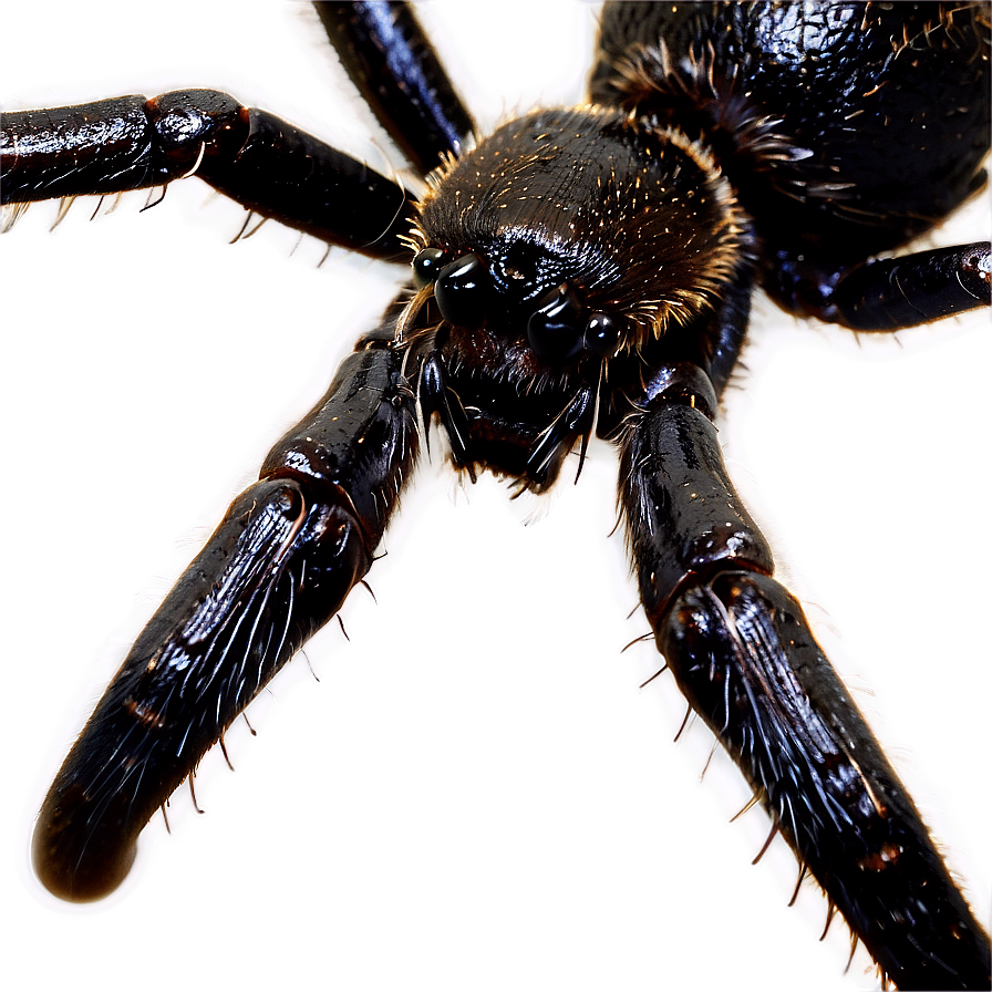 Close Up Spider Macro Photography PNG Image