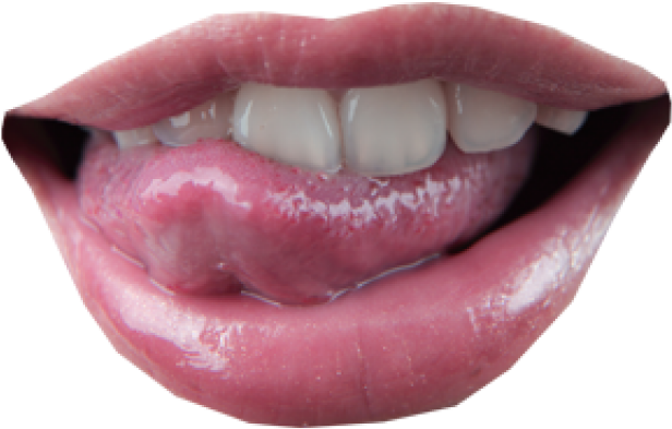 Close Up Tongueand Lips PNG Image