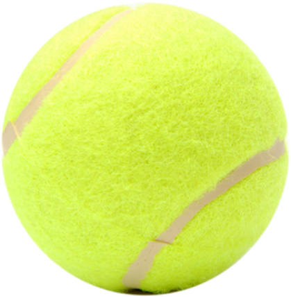 Close Up Yellow Tennis Ball PNG Image