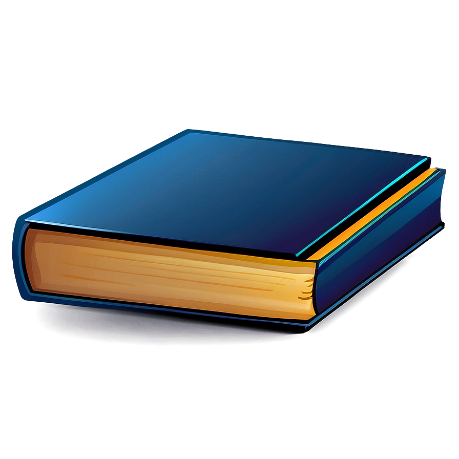 Closed Book Illustration Png 06282024 PNG Image