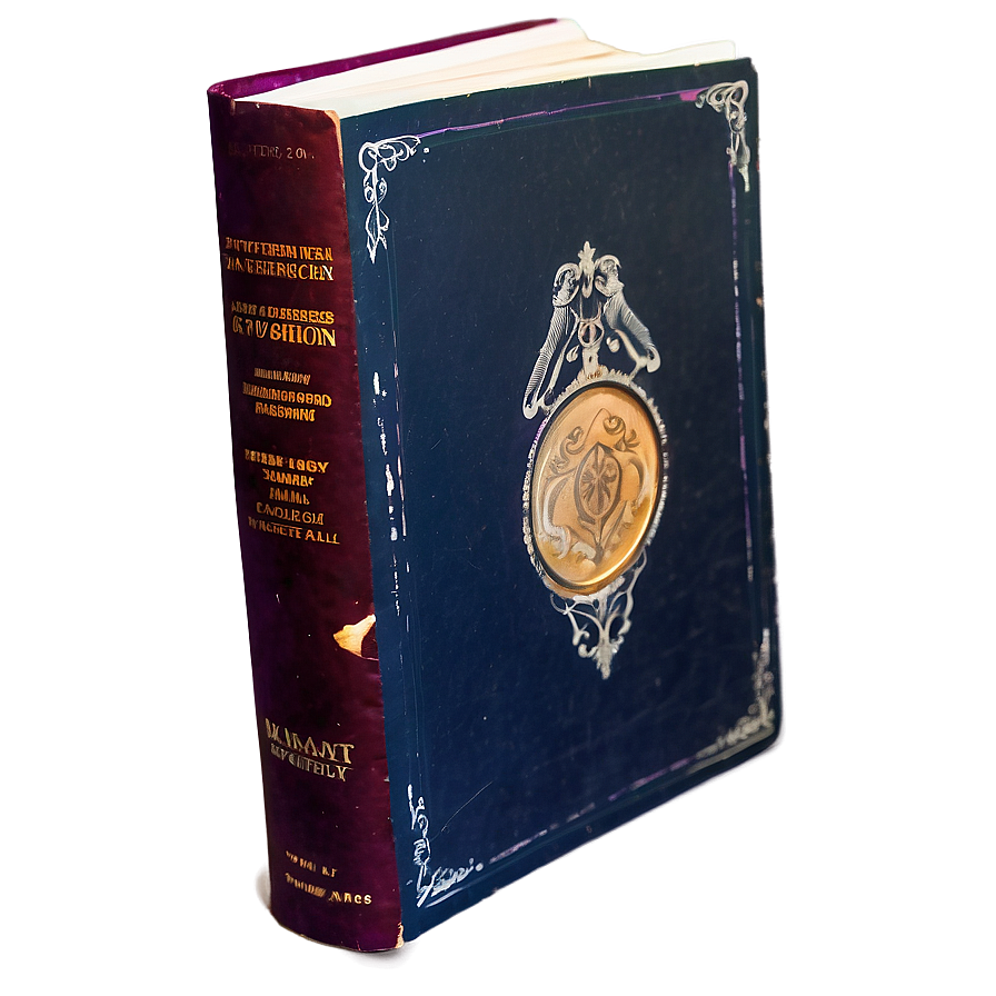 Closed Book With Dust Jacket Png 98 PNG Image