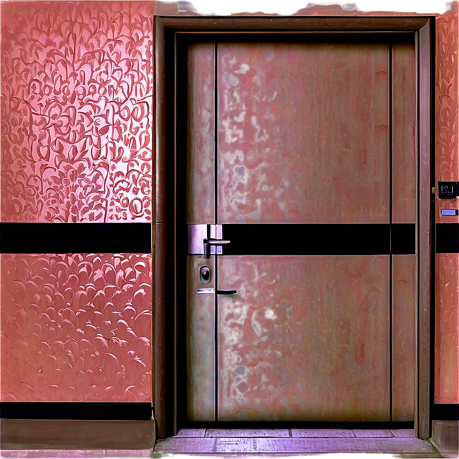 Closed Door In Hallway Png 42 PNG Image