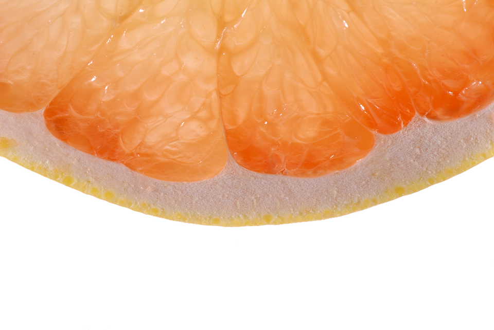 Closeup Orange Slice Texture PNG Image