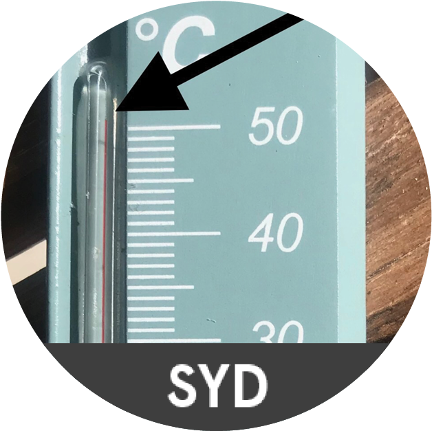 Closeup Thermometer Reading S Y D PNG Image