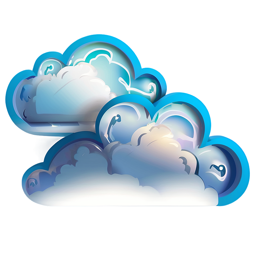 Cloud Border Clipart Png 96 PNG Image