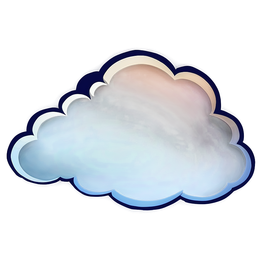 Cloud Cartoon Outline Png Pwa PNG Image