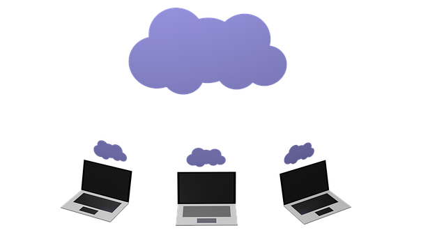 Cloud Computing Concept Illustration PNG Image