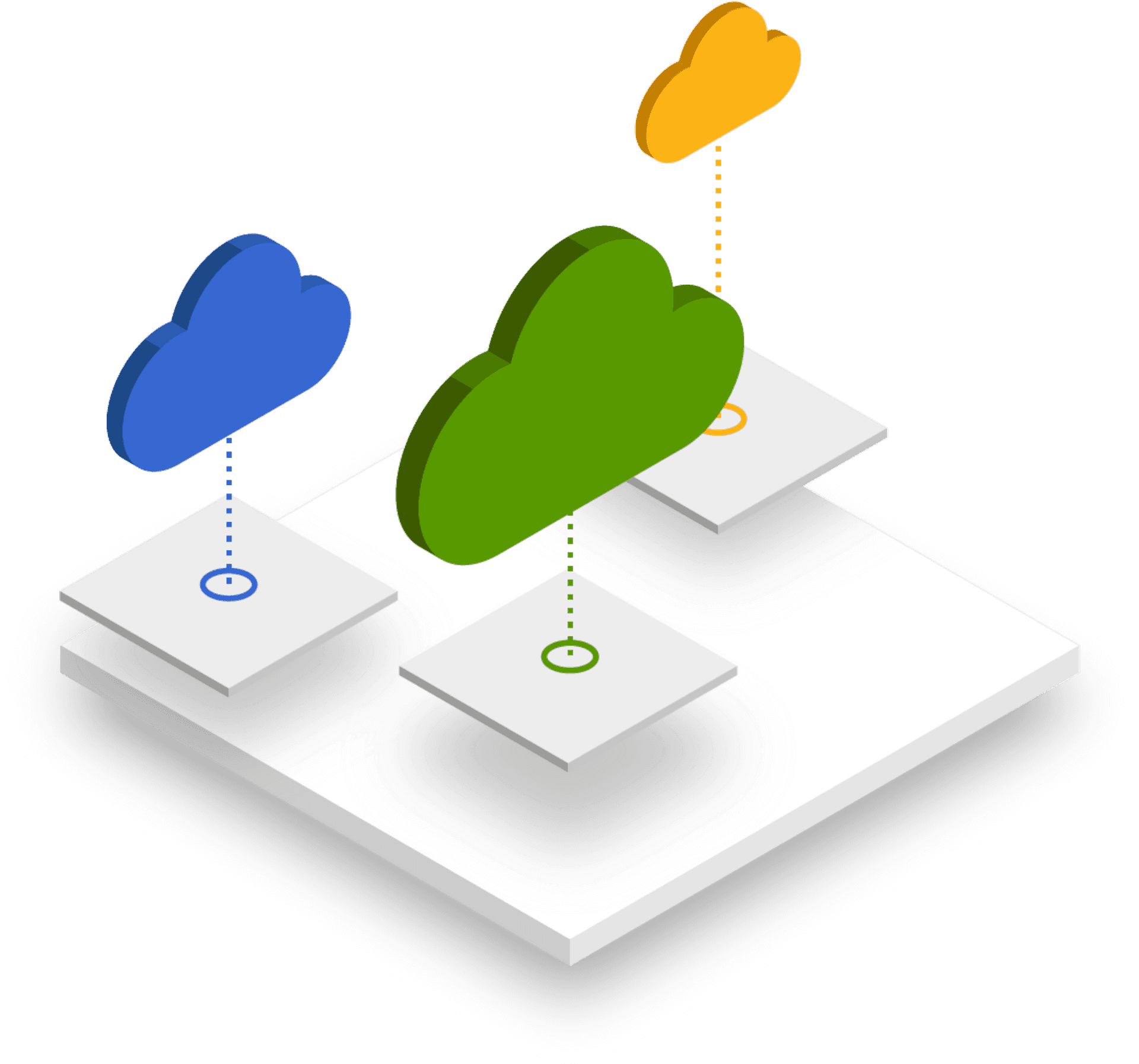 Cloud Computing Platforms Illustration PNG Image