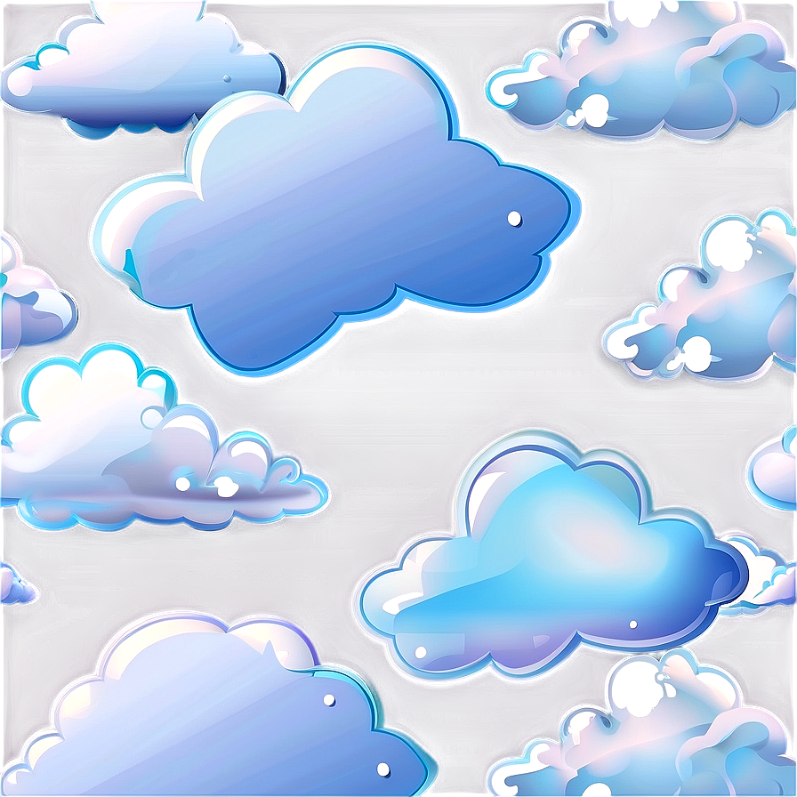 Cloud Pattern Clipart Png 05252024 PNG Image