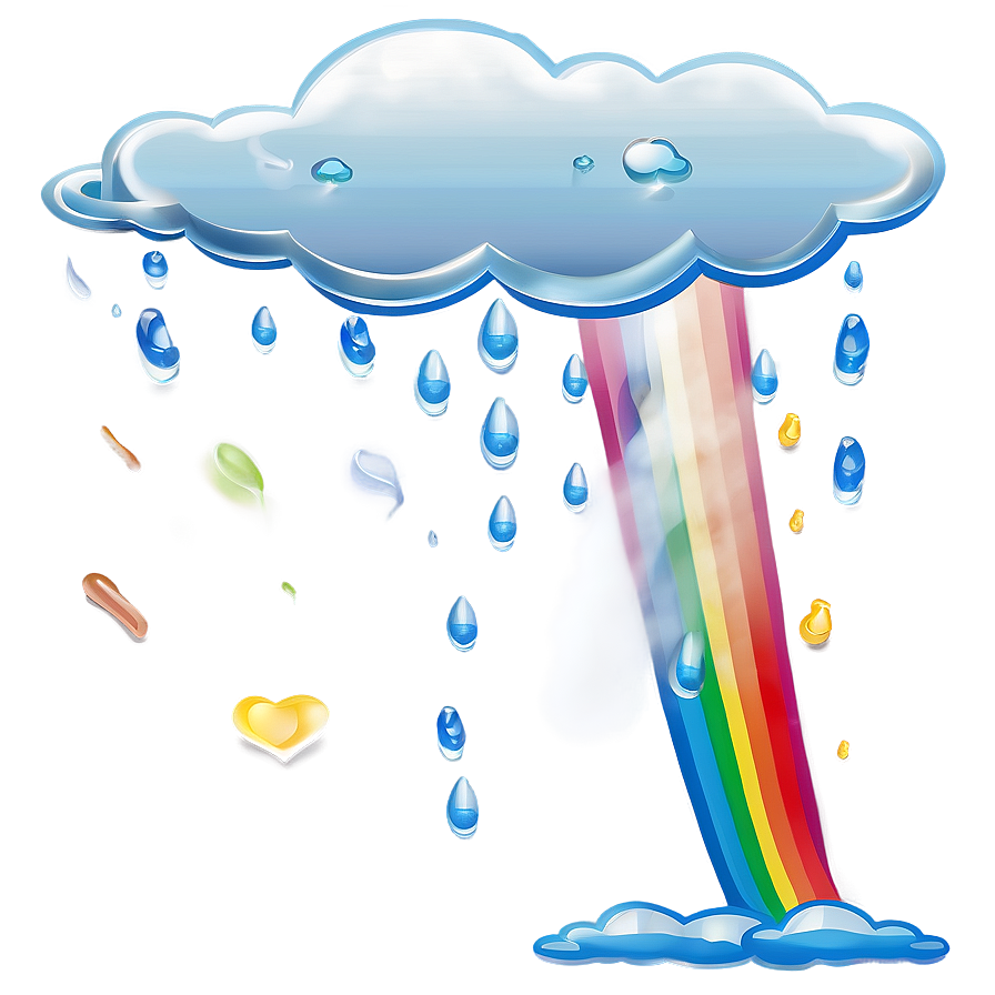 Cloud With Rainbow Clipart Png 34 PNG Image