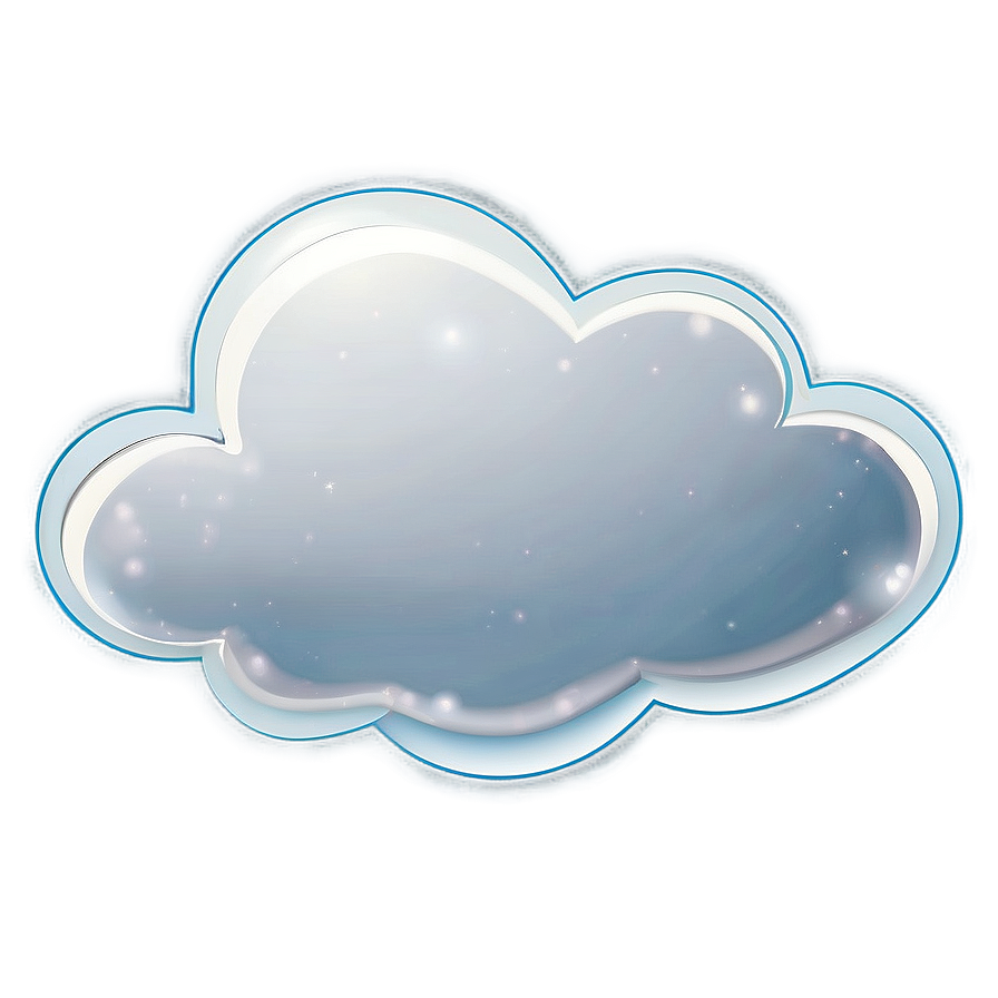 Cloud With Shine Clipart Png Tqi PNG Image