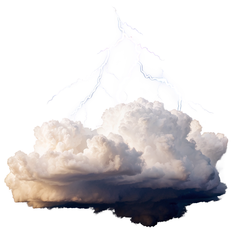 Clouds With Lightning Png 04292024 PNG Image