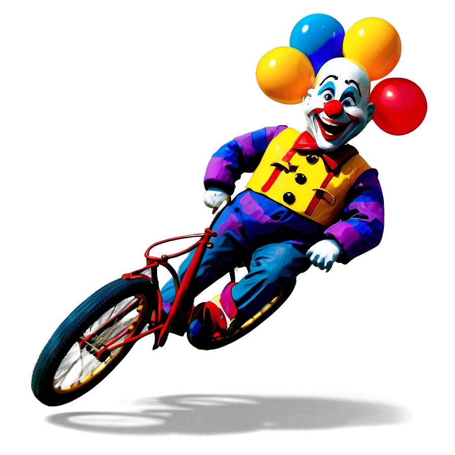 Clown Bicycle Stunt Png 76 PNG Image