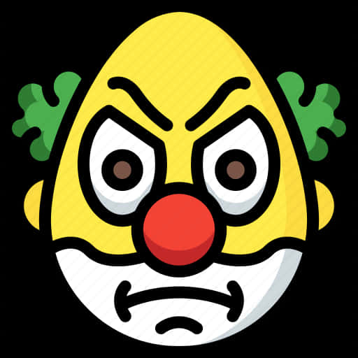 Clown_ Emoji_ Graphic PNG Image