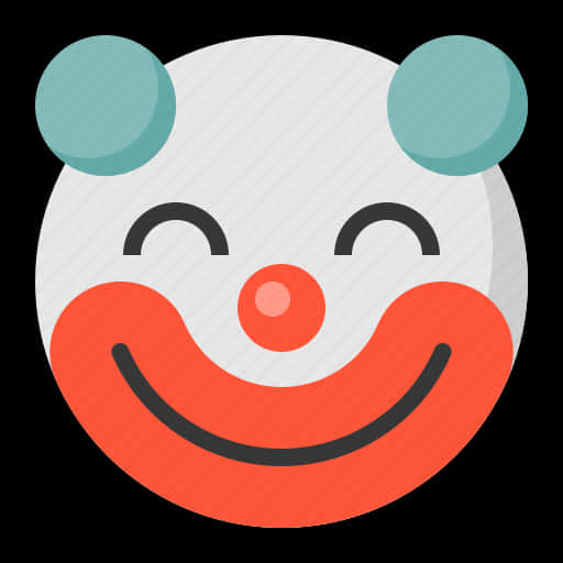 Clown Emoji Graphic PNG Image