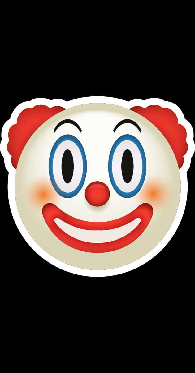 Clown Emoji Graphic PNG Image