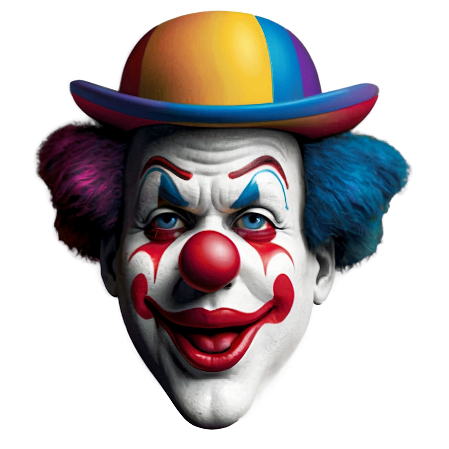 Clown Face Emoji Png Pvd PNG Image