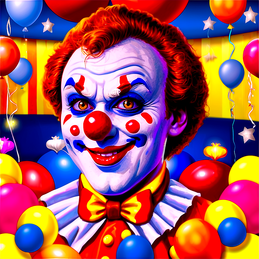 Clown Themed Party Png Foy PNG Image