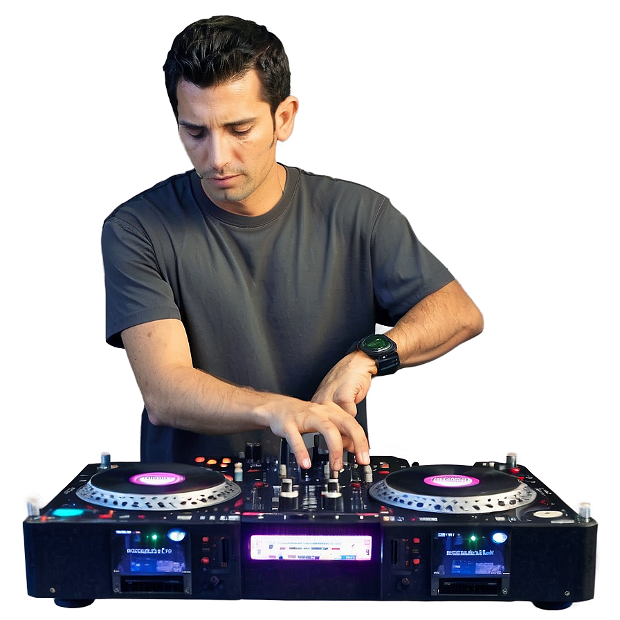 Club Dj Performance Png Sbf58 PNG Image