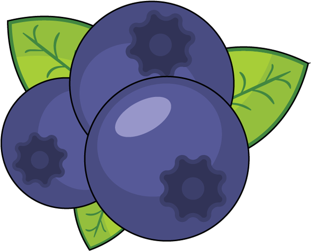 Clusterof Blueberries Illustration PNG Image