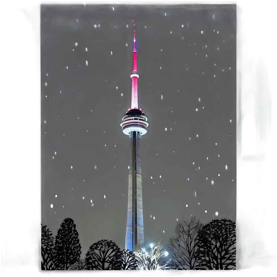 Cn Tower Seasonal Beauty Png Mld18 PNG Image