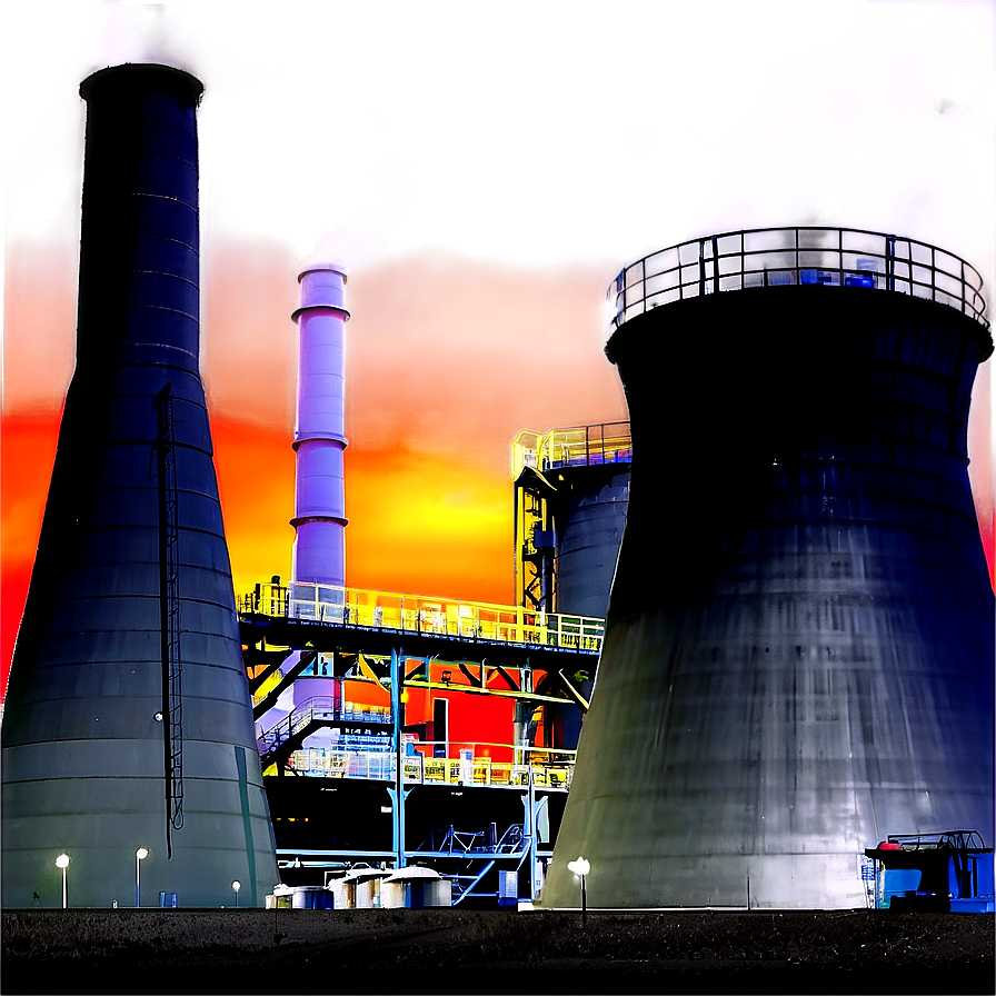 Coal Fired Power Station Png 06132024 PNG Image