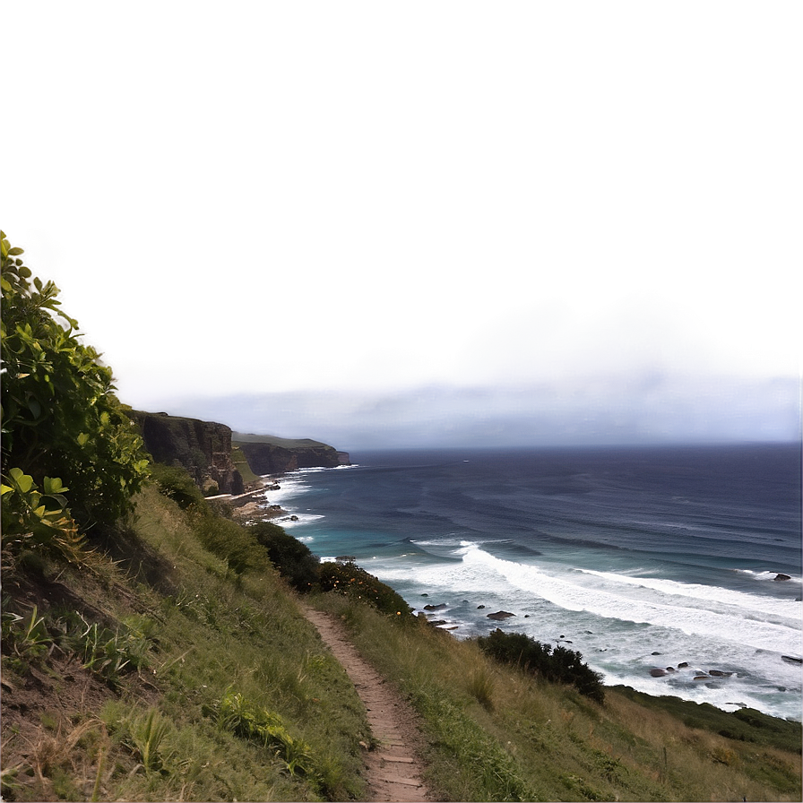 Coastal Cliff Path Png 15 PNG Image