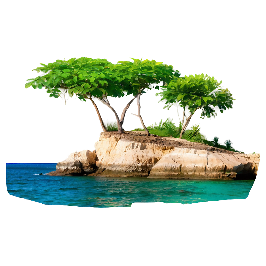 Coastal Cliff View Landscape Png Cbl PNG Image