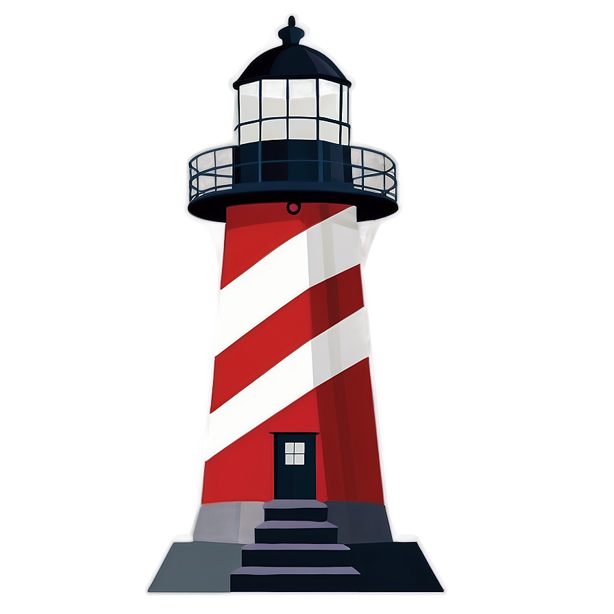 Coastal Lighthouse Scene Png Ajt PNG Image