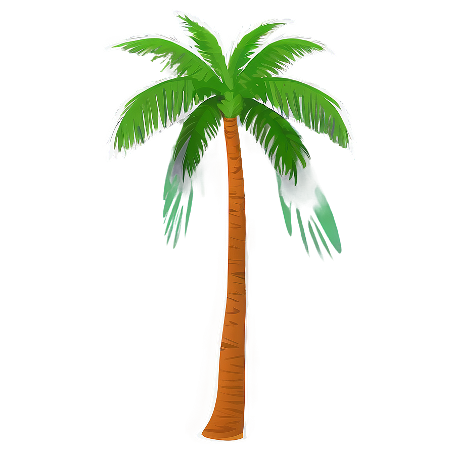 Coastal Palm Tree Shape Png Wdj PNG Image