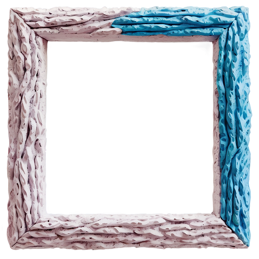 Coastal Style Picture Frame Png Vnd PNG Image