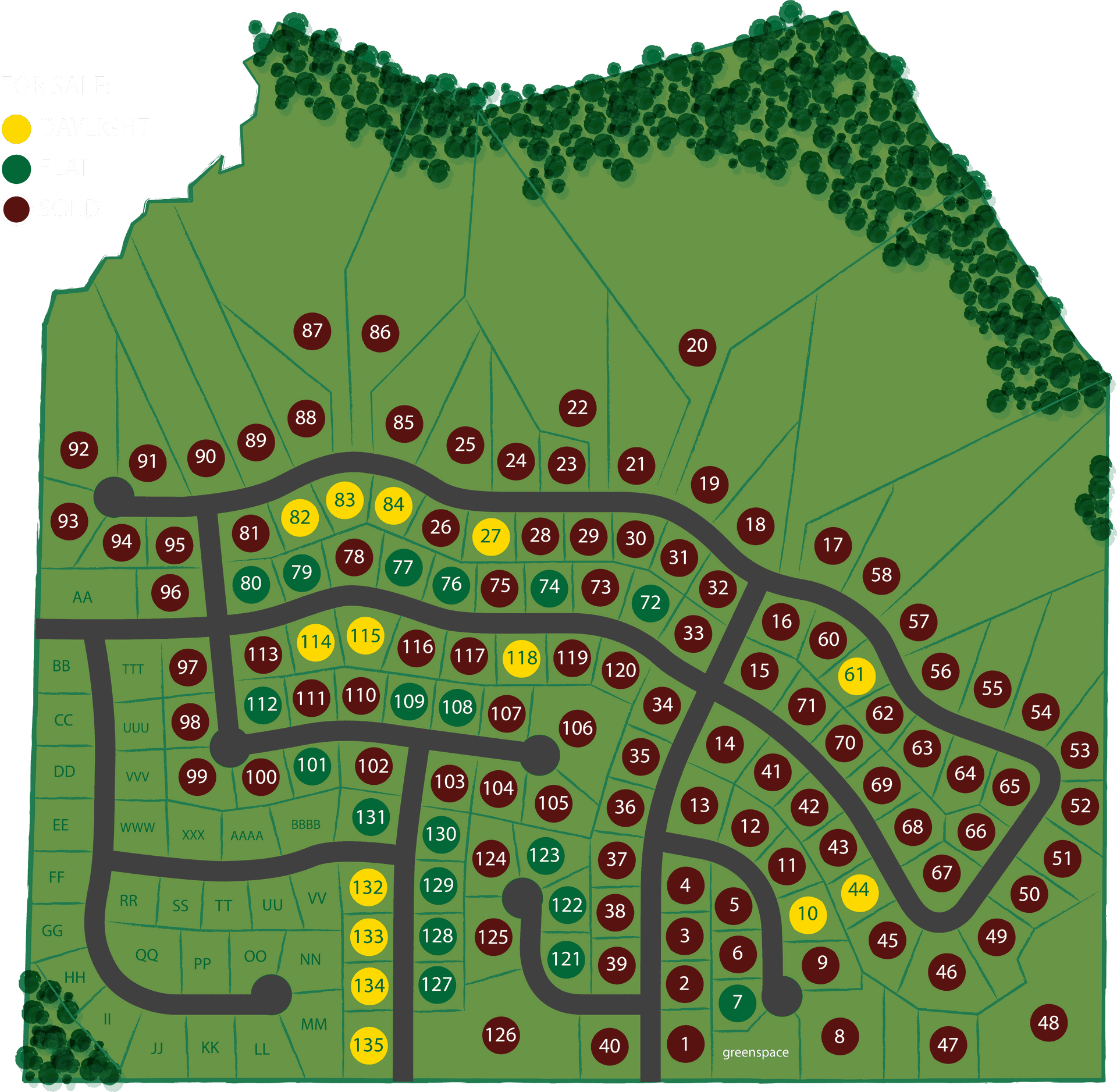 Cobblestone Real Estate Plot Map PNG Image