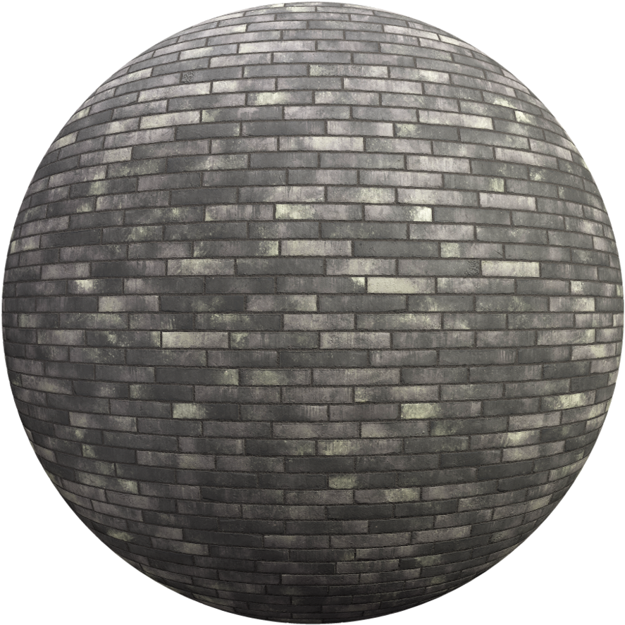 Cobblestone Sphere Texture PNG Image