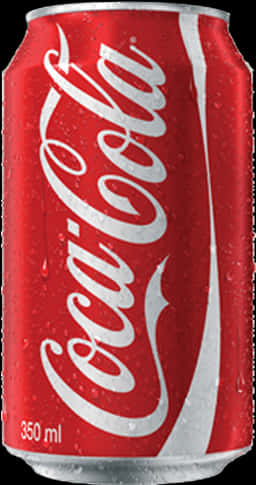 Coca Cola Can Condensation350ml PNG Image