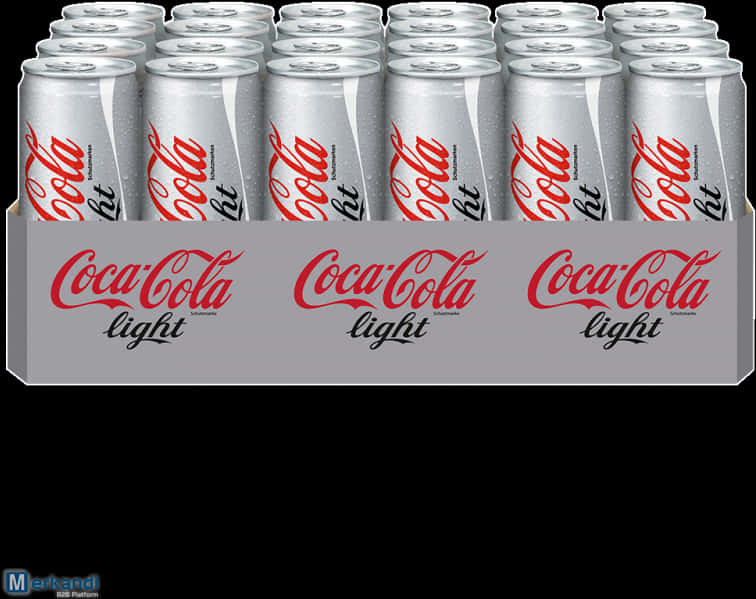 Coca Cola Light Cans Packaging PNG Image