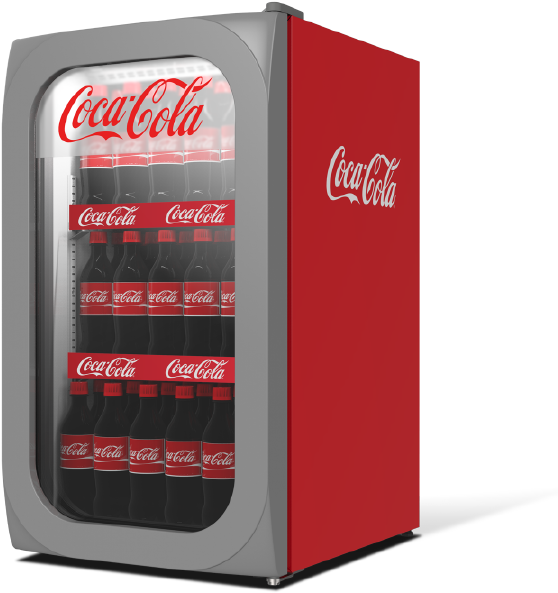 Coca Cola Refrigerator Fullof Bottles PNG Image