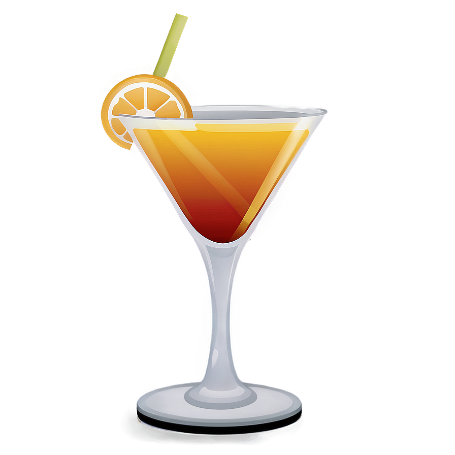 Cocktail Glass Emoji Png Aqk37 PNG Image