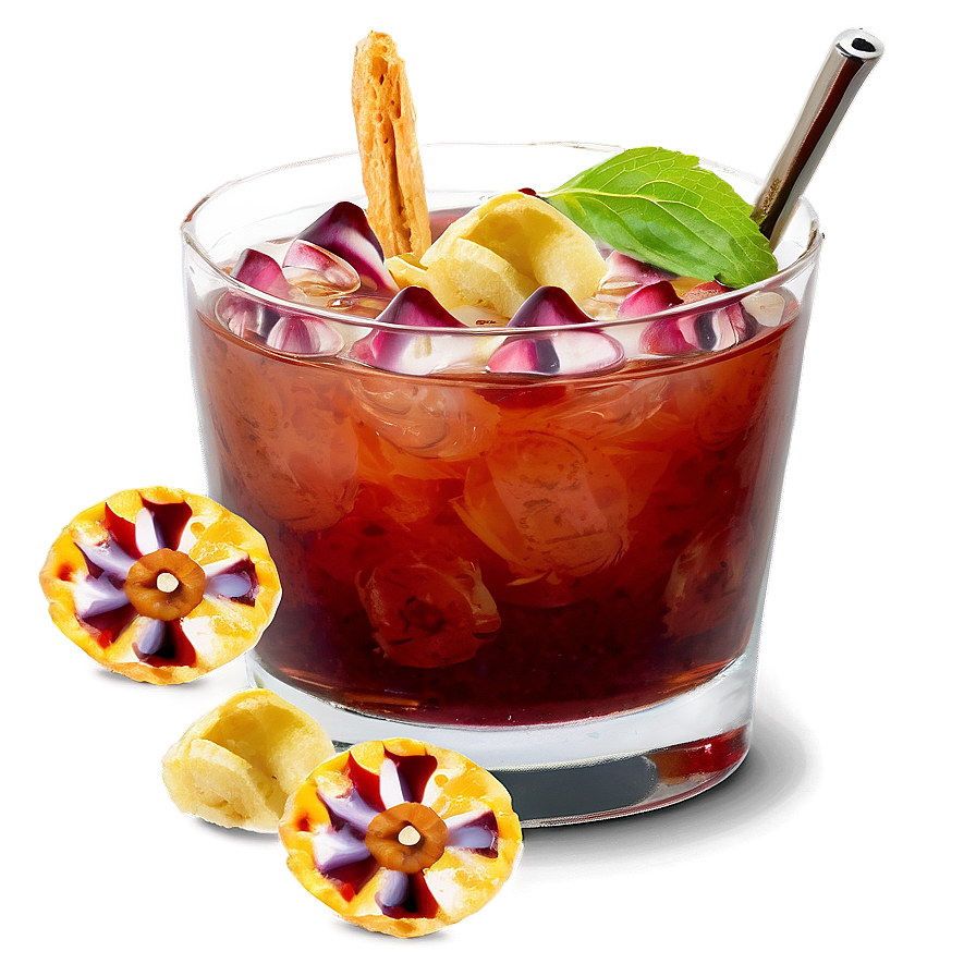 Cocktail Hour Snacks Png Gel PNG Image