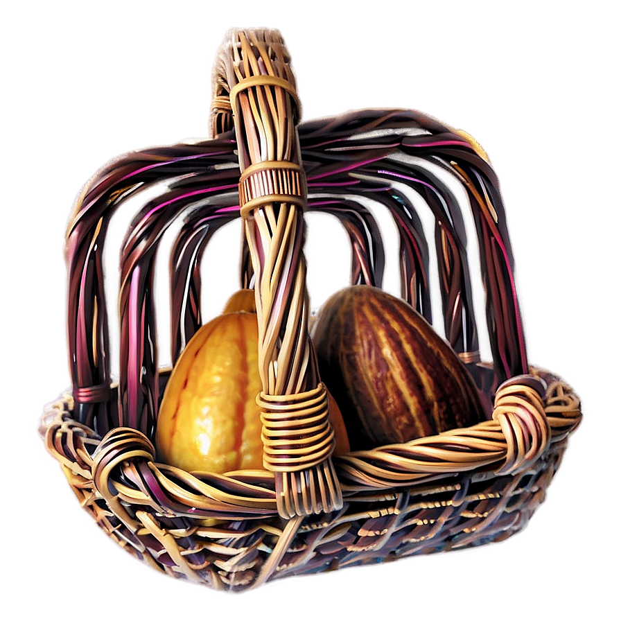 Cocoa Harvest Basket Png 06292024 PNG Image