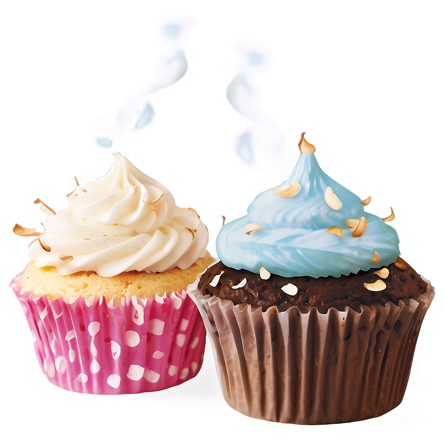 Coconut Cupcakes Png Unp56 PNG Image