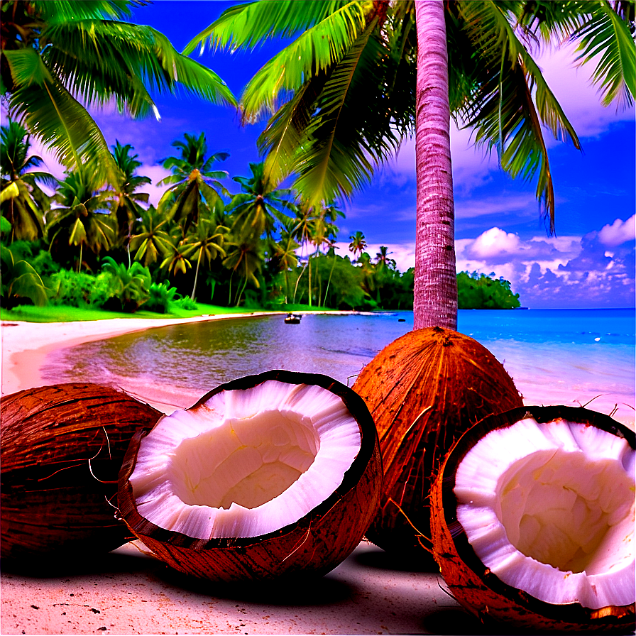 Coconut Farm Png Hby PNG Image