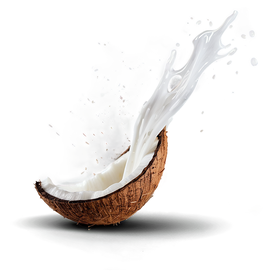 Coconut Milk Splash Png 85 PNG Image