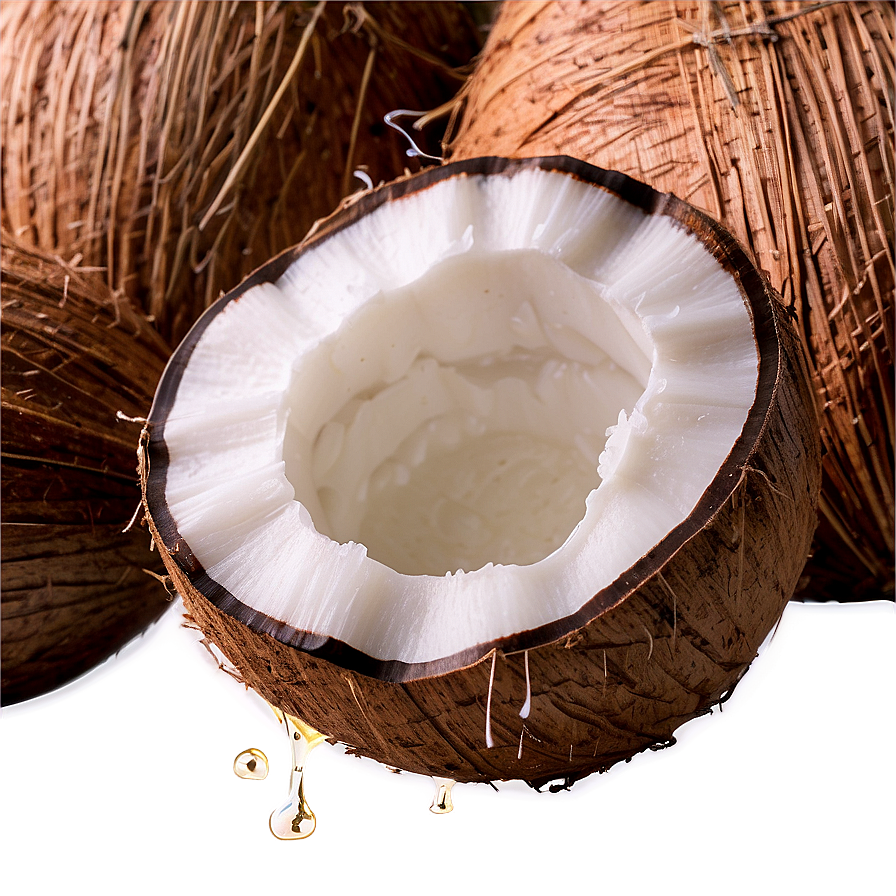 Coconut Oil A PNG Image