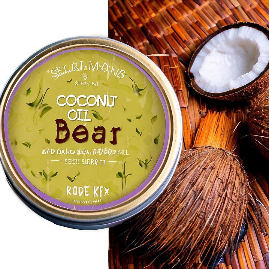 Coconut Oil Beard Balm Png 22 PNG Image