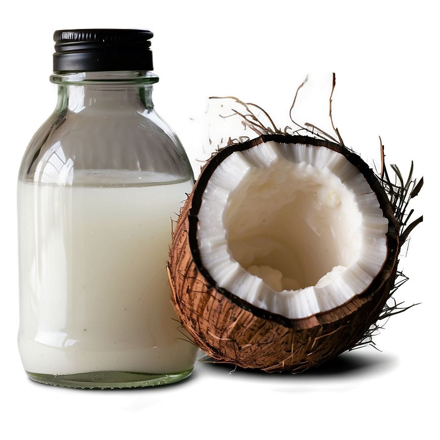 Coconut Oil Bottle Png Cki34 PNG Image